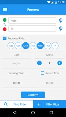 Foorera android App screenshot 2